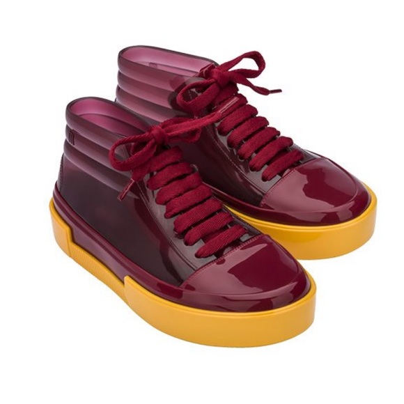 Melissa Men’s Red/Yellow Gadget Sneaker - Picture 2 of 5